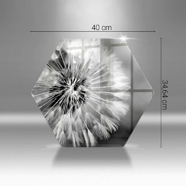 Chopping board Delicate dandelion