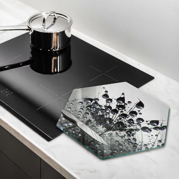 Chopping board Dandelions and dew