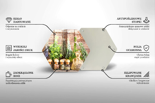 Chopping board Herbs spices and wood