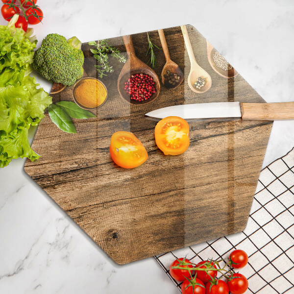 Chopping board Wooden spices