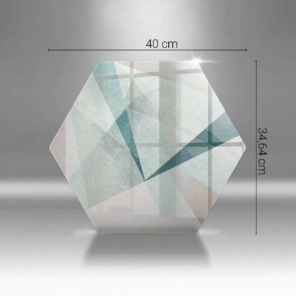 Chopping board glass Sharp abstraction