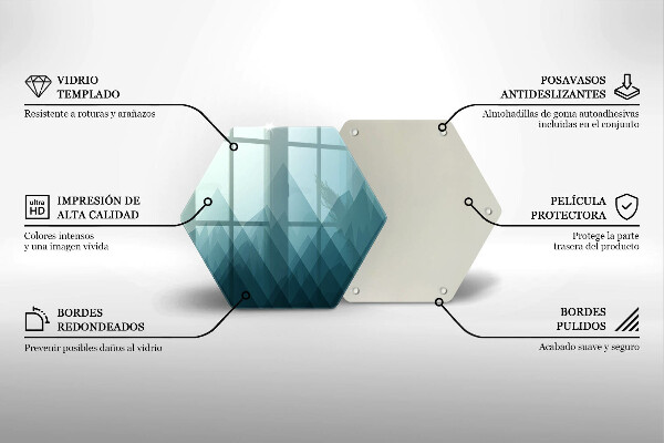 Chopping board Abstract mountains