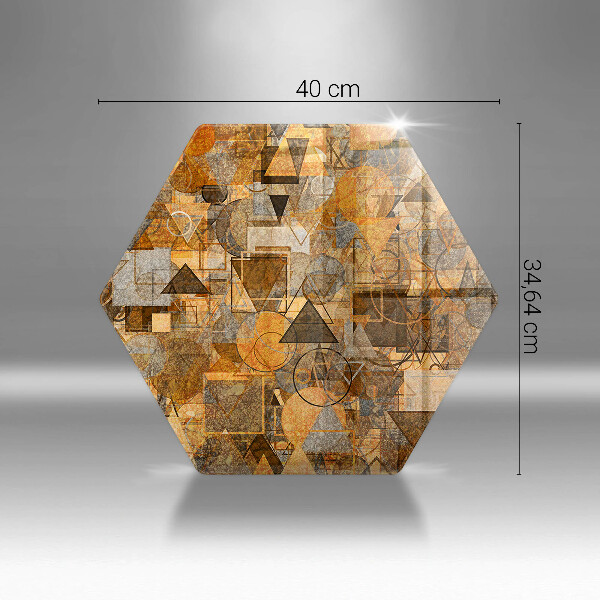 Chopping board Geometric figure pattern