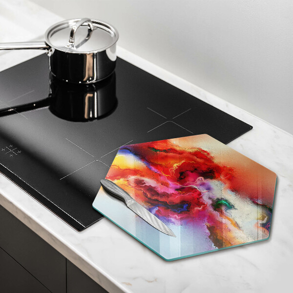 Glass chopping board Smoke abstraction