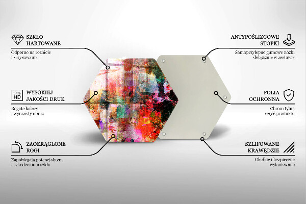 Chopping board Paint abstraction
