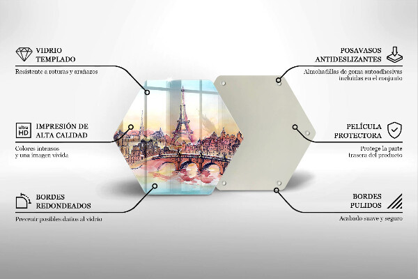 Chopping board Paris landscape Eiffel Tower