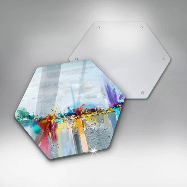 Chopping board Painted abstraction