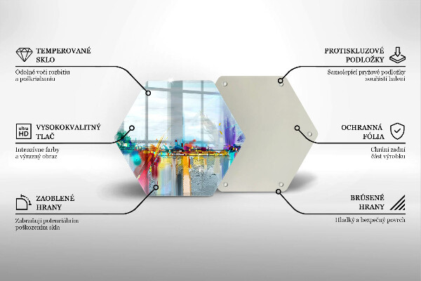 Chopping board Painted abstraction