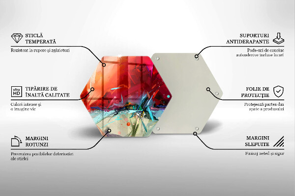 Chopping board Painted abstraction