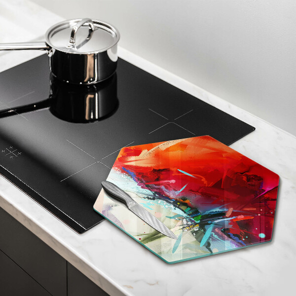 Chopping board Painted abstraction