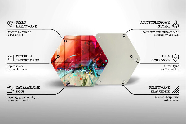 Chopping board Painted abstraction