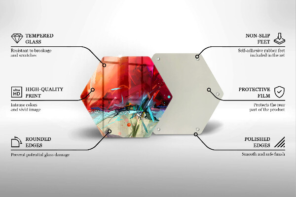 Chopping board Painted abstraction