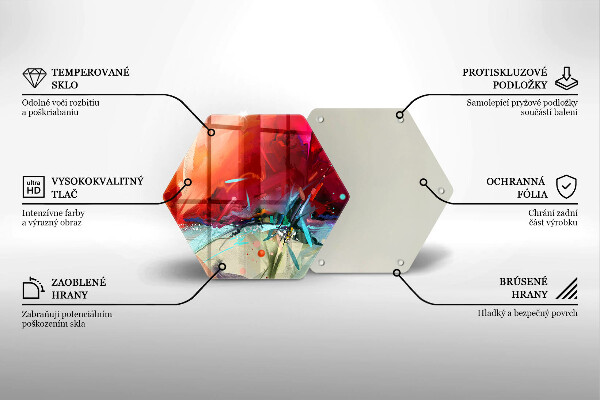 Chopping board Painted abstraction