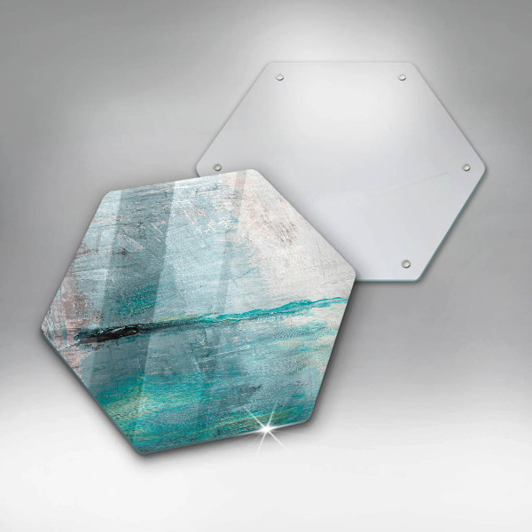 Chopping board glass Background paint abstraction