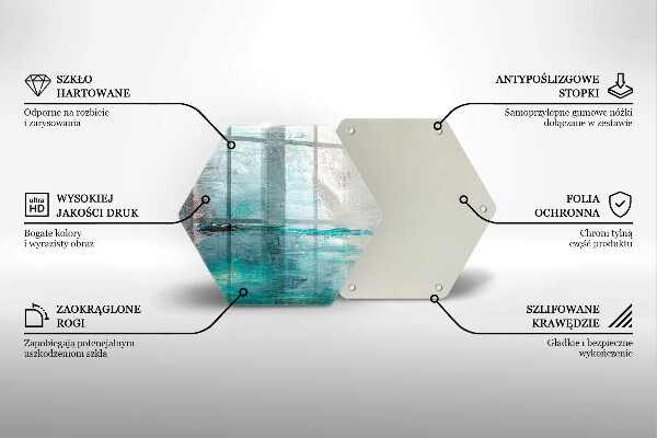 Chopping board glass Background paint abstraction