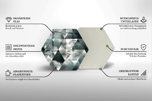 Chopping board Triangles and water