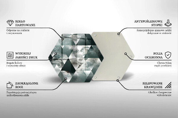 Chopping board Triangles and water