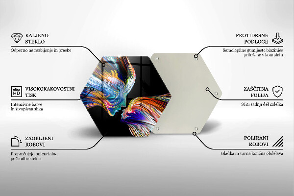 Chopping board Abstraction kiss