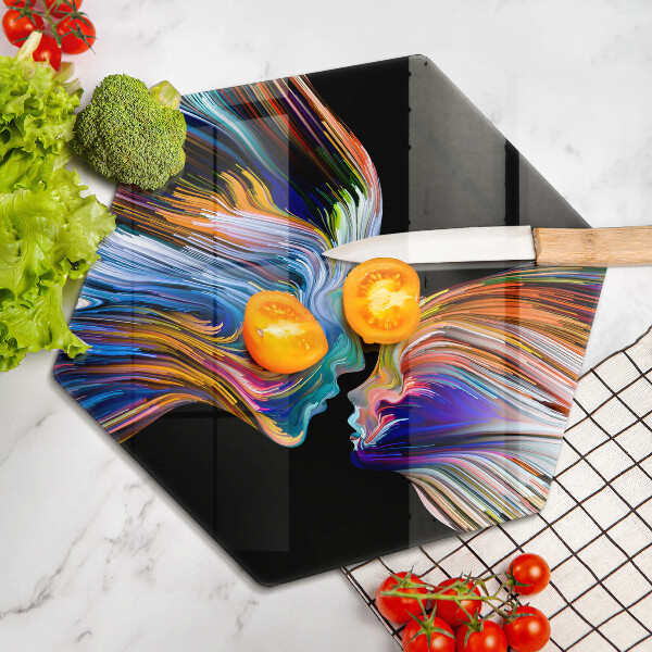 Chopping board Abstraction kiss