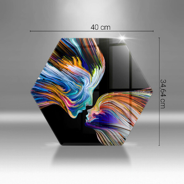 Chopping board Abstraction kiss