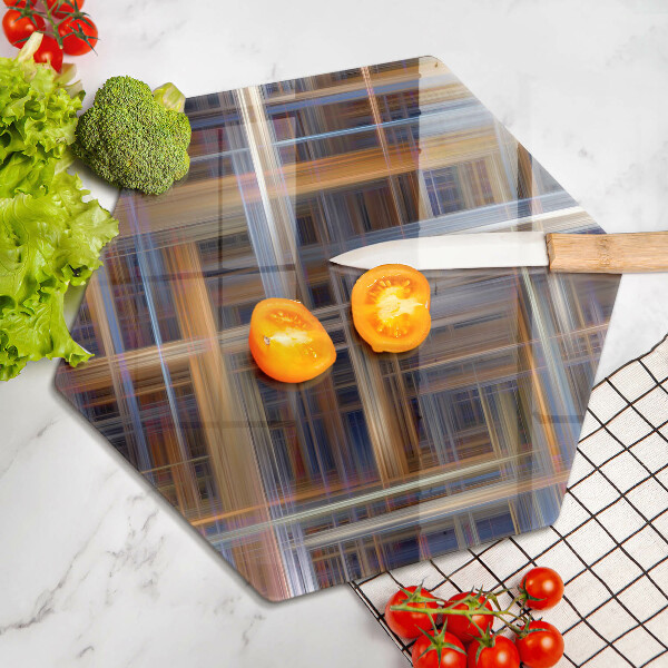 Glass worktop saver Abstract paint lines