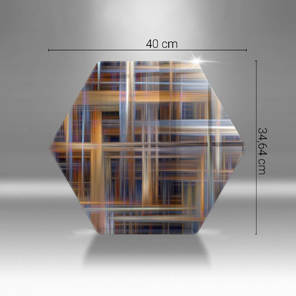 Glass worktop saver Abstract paint lines