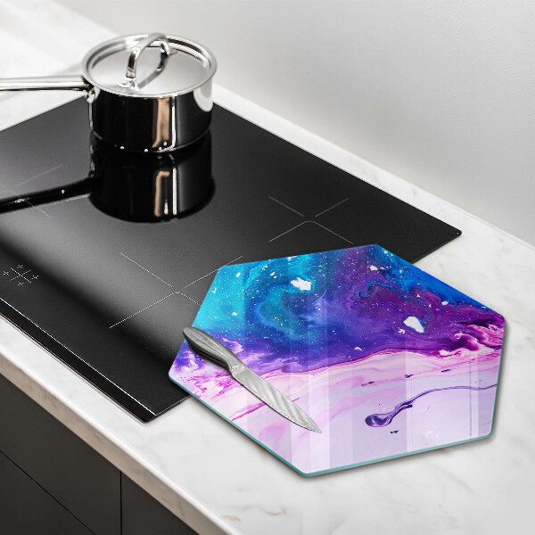 Glass worktop saver Abstraction ink