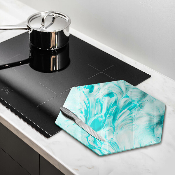 Glass worktop saver Paints abstraction