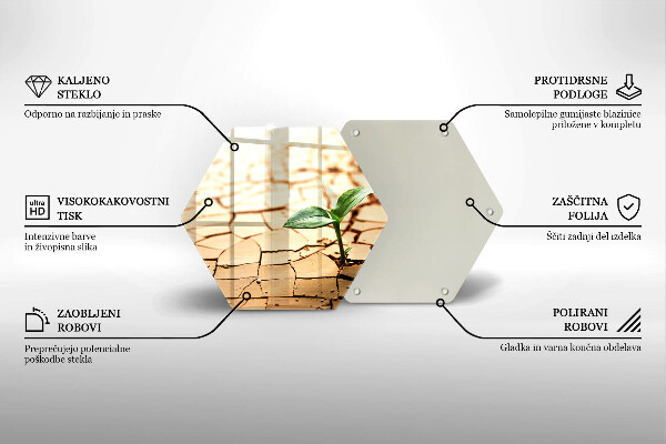Chopping board Lonely plant