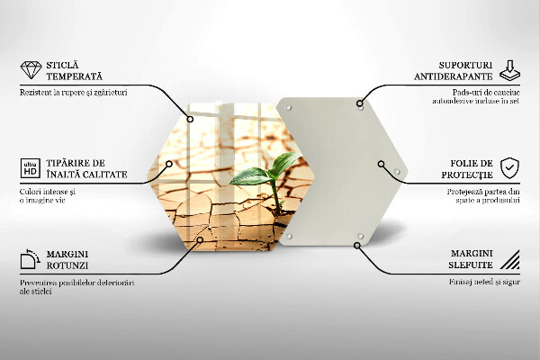 Chopping board Lonely plant