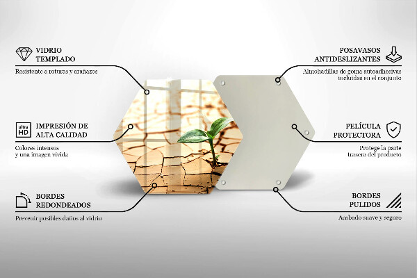 Chopping board Lonely plant