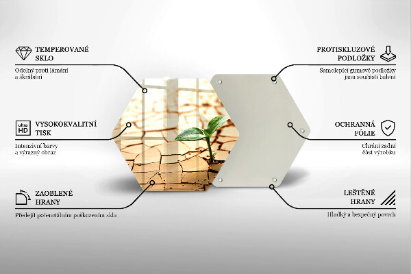 Chopping board Lonely plant