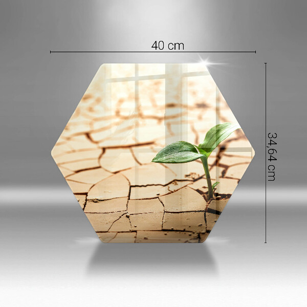 Chopping board Lonely plant