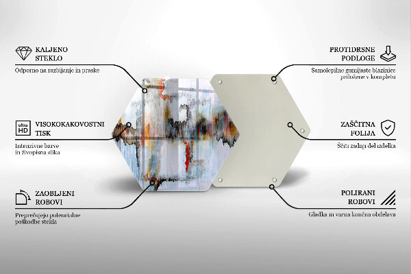 Chopping board Paints abstraction