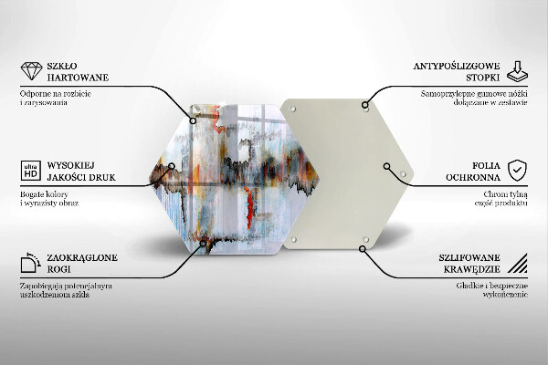 Chopping board Paints abstraction