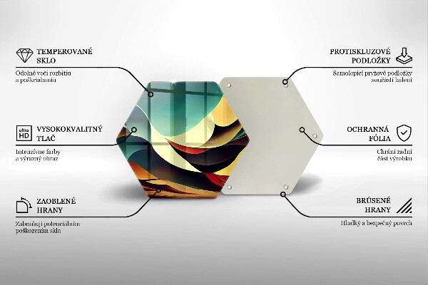 Glass worktop protector Shape abstraction