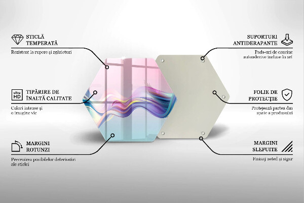 Chopping board Pastel abstraction
