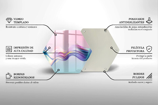 Chopping board Pastel abstraction