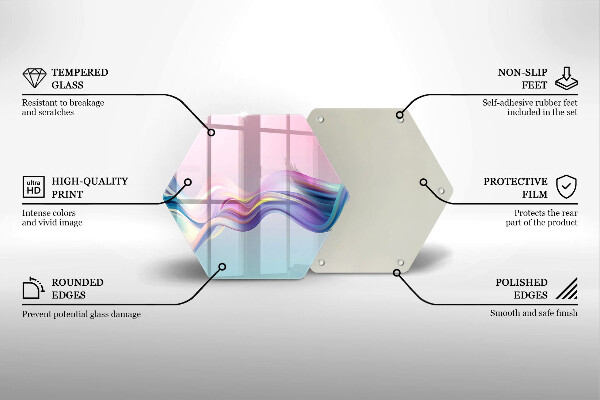Chopping board Pastel abstraction