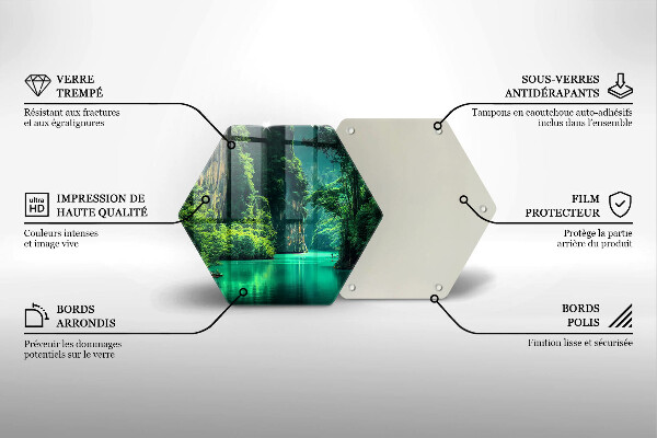Chopping board Laguna landscape
