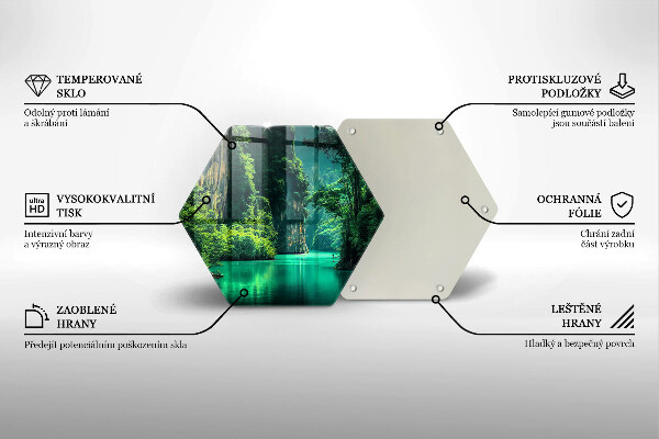 Chopping board Laguna landscape