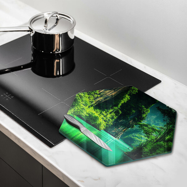 Chopping board Laguna landscape