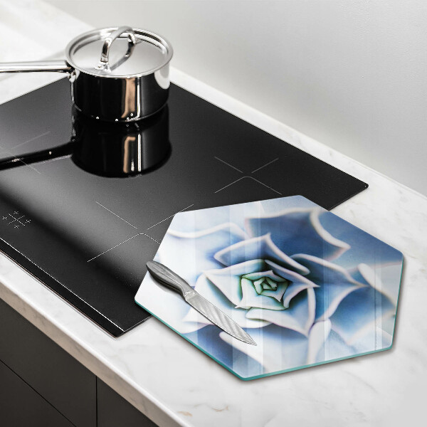 Chopping board glass Flower plant