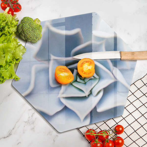 Chopping board glass Flower plant