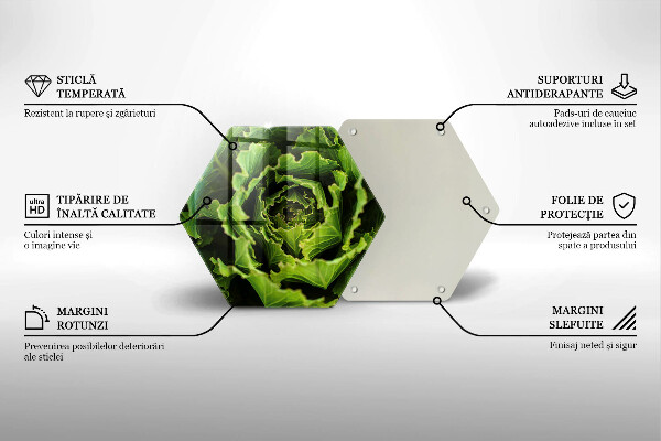 Chopping board glass Food - lettuce