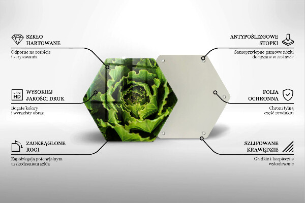 Chopping board glass Food - lettuce