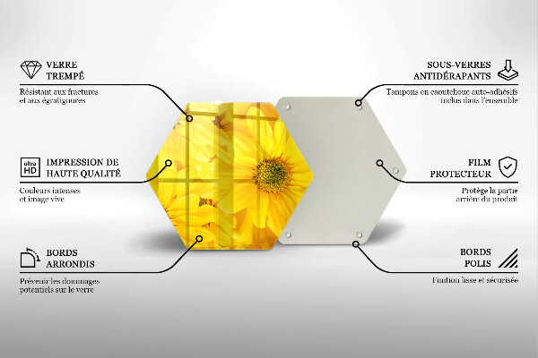Chopping board Flowers petals