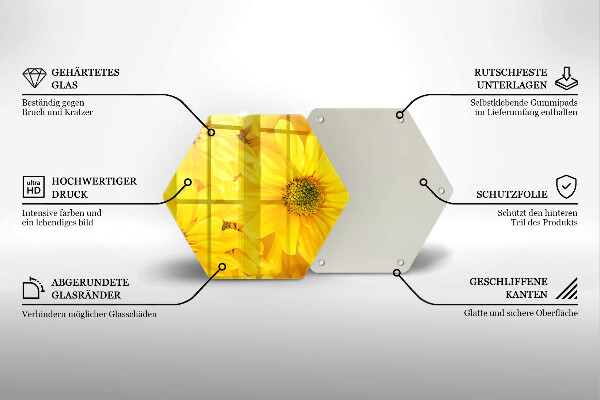 Chopping board Flowers petals