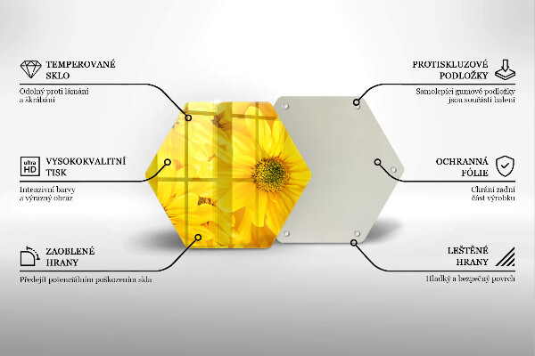 Chopping board Flowers petals