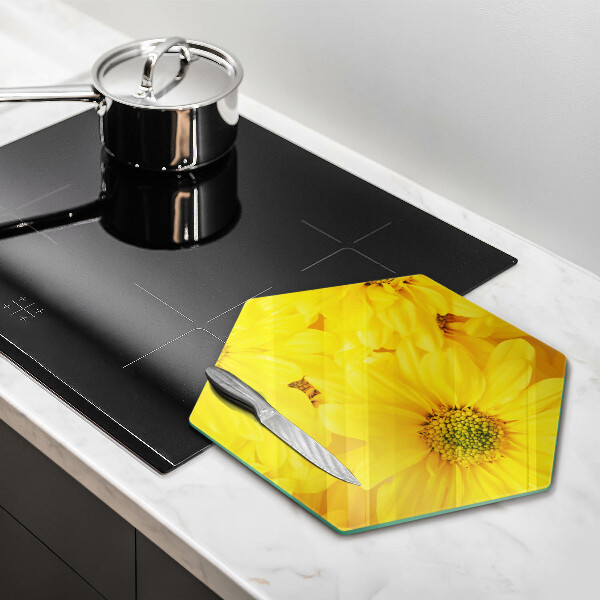 Chopping board Flowers petals